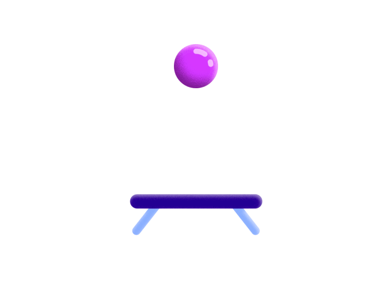 Bouncing ball animation motion graphics