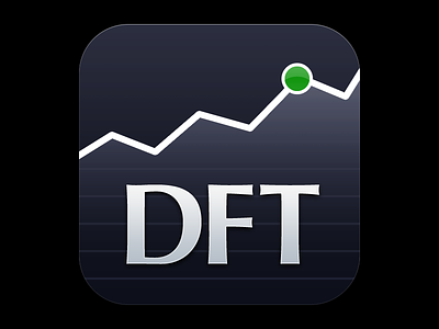 DFT Icon financial graph icon ios