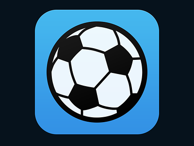 Soccer News App Icon app icon ios soccer sports wip