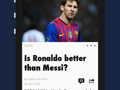 Sports Article Page app iphone news sports