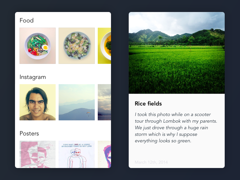 Albums photography app iphone album