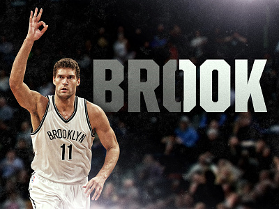 Brook Lopez 10,000th Point basketball brooklyn nets milestone graphic nba graphic typography
