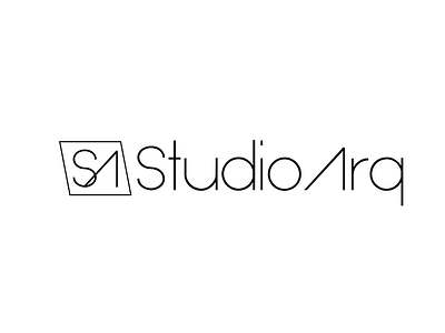 Logotipo StudioArq arquitetura design id logo
