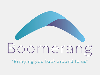 Second Boomerang Logo Concept branding logo logo design