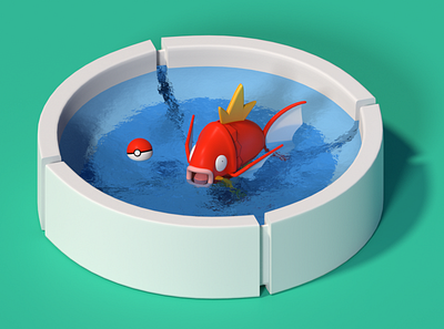 pokemon 3d c4d pokemon