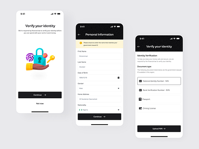 KYC Flow for a Fintech Product