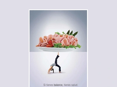 Balance is Health advertising art direction banner creative direction design digital graphic design healthy illustration photoshop print retouching social media ui vector yoga