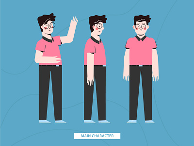 Pfizer Character Design 2d 2danimation adobeillustator characterdesign cute design doctor explainervideo patient simple vector