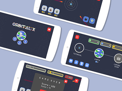 [Game] Orbital-X game ui design