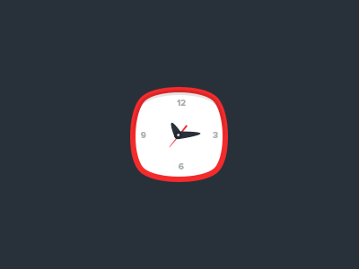 Choosing the color clock colors design flat icon illustration