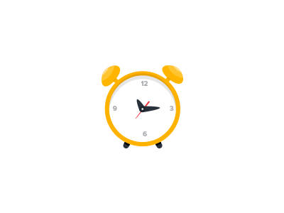 Alarm alarm flat icons ilustration simple