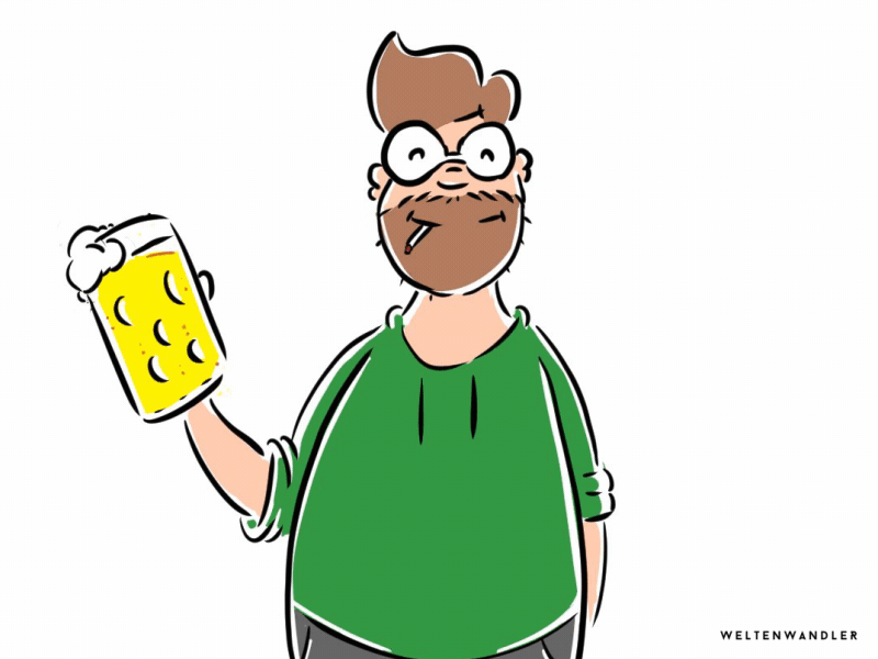 Beer drinking guy GIF animation alcohol animation beer beer drinking drunk gif puke