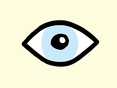 Eye Icon drawing eye icon icon design illustration ink texture watch