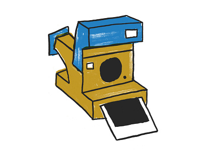 Photos Icon camera hand drawn handmade icon icon design illustration old school photos polaroid texture