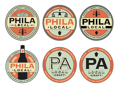 Graveyard Badges badge beer design hops pa seal typography
