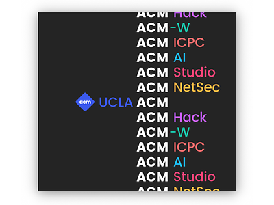 UCLA ACM: Our communities acm branding computer science styleguide ucla