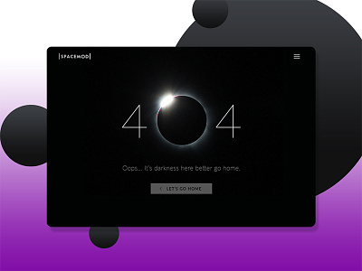 Error 404 404 darkness eclipse error ui webdesign