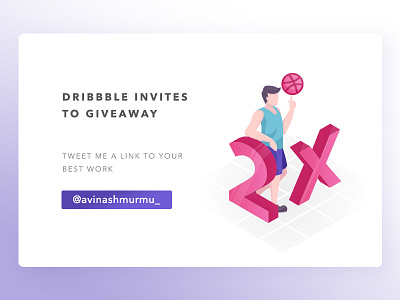 2x Dribbble Invite