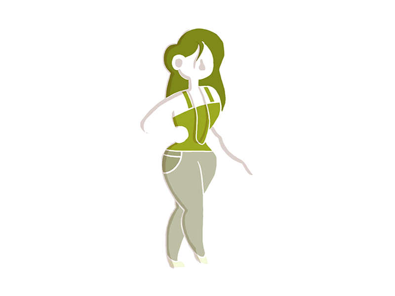 Sassy Walk animation character design illustration walk cycle walking woman