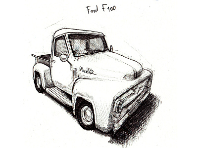 56 ford truck coloring pages