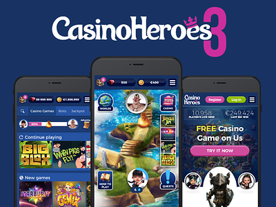 Casino Heroes art betting branding cartoon design digital drawing gamification graphic design logo sketch sketchapp ui ux