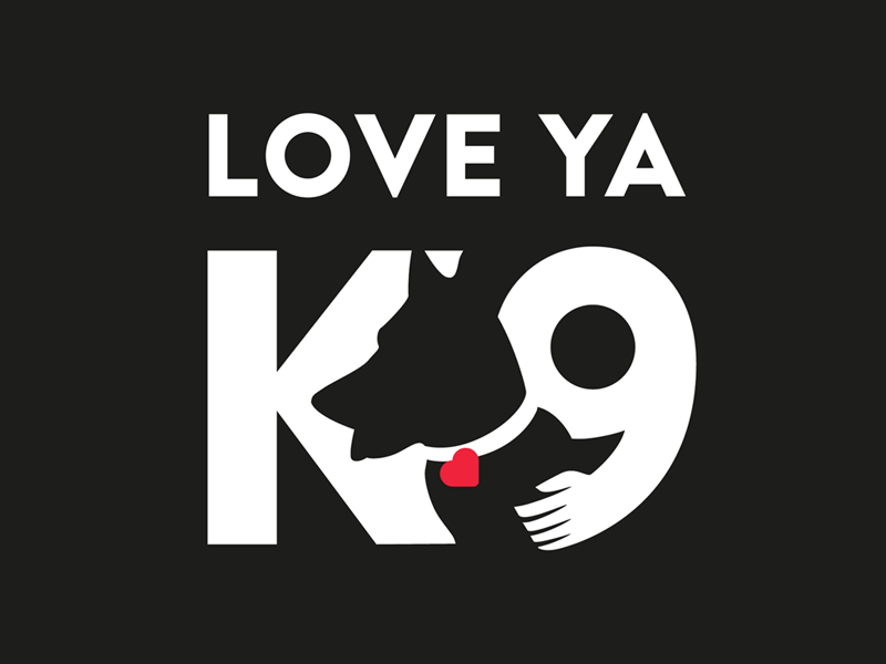 LOVE YA K9 Logo by Dean Pomfrett on Dribbble