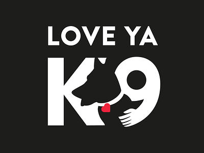 LOVE YA K9 Logo