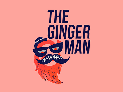 The Ginger Man branding icon identity illustration logo
