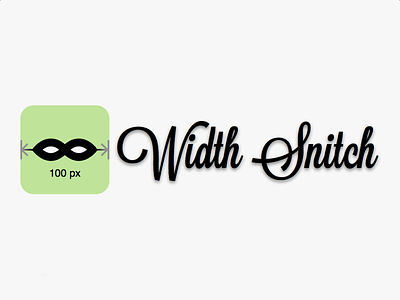 "Width Snitch" Icon icon
