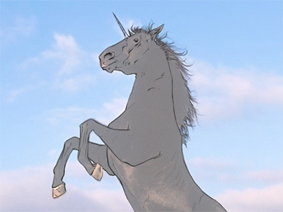 Unicorn sketch bitmap sketch unicorn