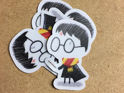 Harry Potter sticker (for sale) :) fan-art illustration stickers