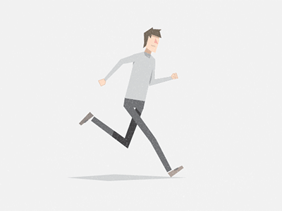 Run Cycle animation cel character design