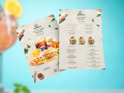 Restaurant Menu Flyer