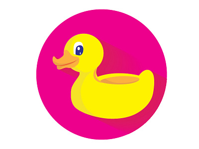 Flat baby icon design duck flat gidartstydio gide1artstydio handmade icon illustration illustrator texture toy vector
