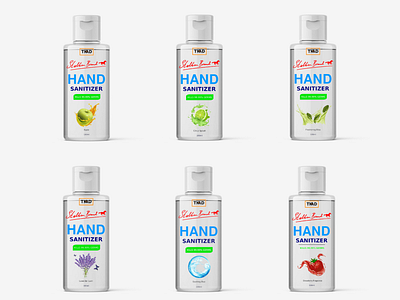 Hand Sanitizer Label Range