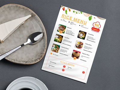 Menu Design food delivery graphic design menu print restaurant