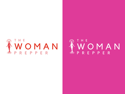 Logo Concept for The Woman Prepper branding design graphic design illustration logo typography vector