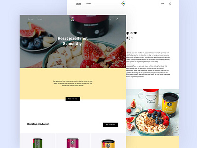 Sohealthy Website Redesign design dribbble healthy redesign reset uiux userinterface vegan web web design webdesigner website wordpress