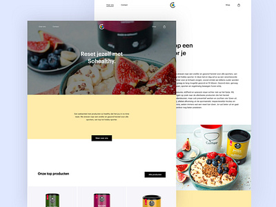 Sohealthy Website Redesign