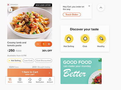 Mobile UI: Food Tech