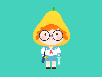Miss Pear pear sailor suit student