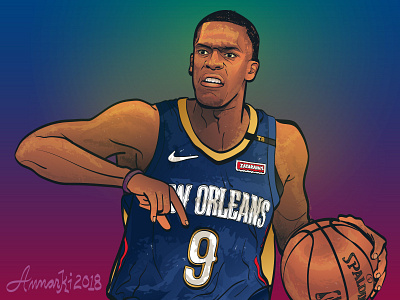 Playoff Rondo basketball illustration nba new orleans pelicans rajon rondo sports sports illustrator