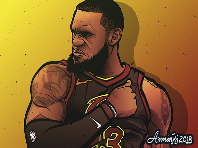 Lebron James basketball cleveland cavaliers illustration lebron james nba sports