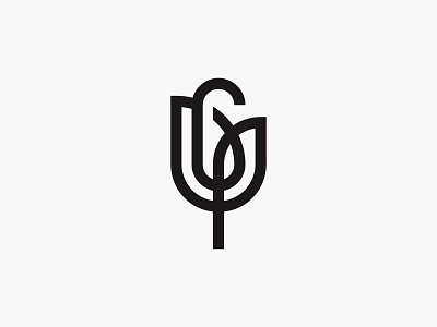Gardenia 2 clean flower garden icon lineart logo minimal modern nature simple