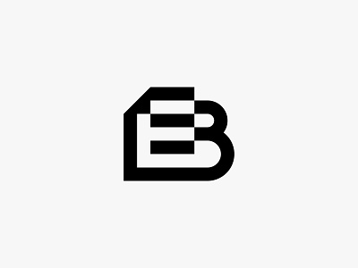 ebooks book clean ebook icon logo minimal modern monogram paper simple