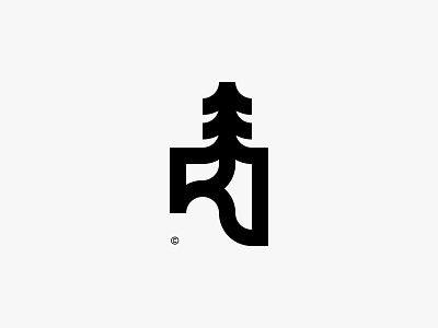 Bonsai bonsai clean icon logo minimal modern nature simple tree