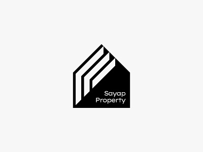 Sayap property architecture building clean home icon logo minimal modern nature simple