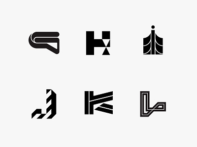 36daysoftype 2 clean icon letterform logo minimal modern modernism monogram simple