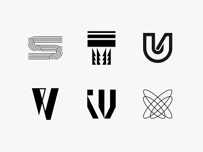 36daysoftype 4 36daysoftype clean icon letterform logo minimal modern monogram simple