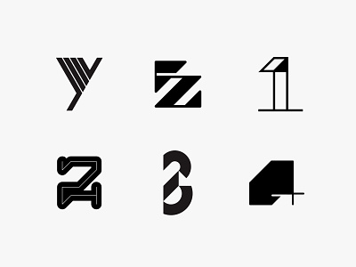 36daysoftype 5 36daysoftype clean icon letterform logo minimal modern simple